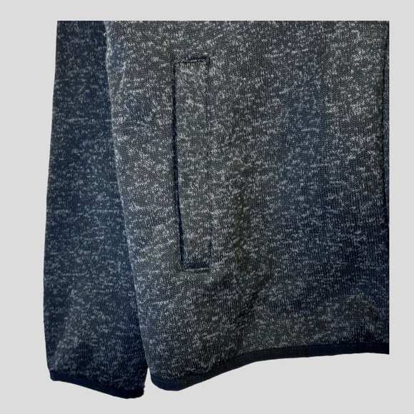 Reebok Men’s Jacket S Black Gray Full Zip Long Sleeves - Picture 5 of 11